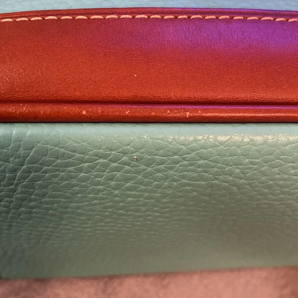 💚DOONEY & BOURKE💚Sea Foam GreenZip Satchel with Crossbody Strap/EUC - Picture 8 of 16